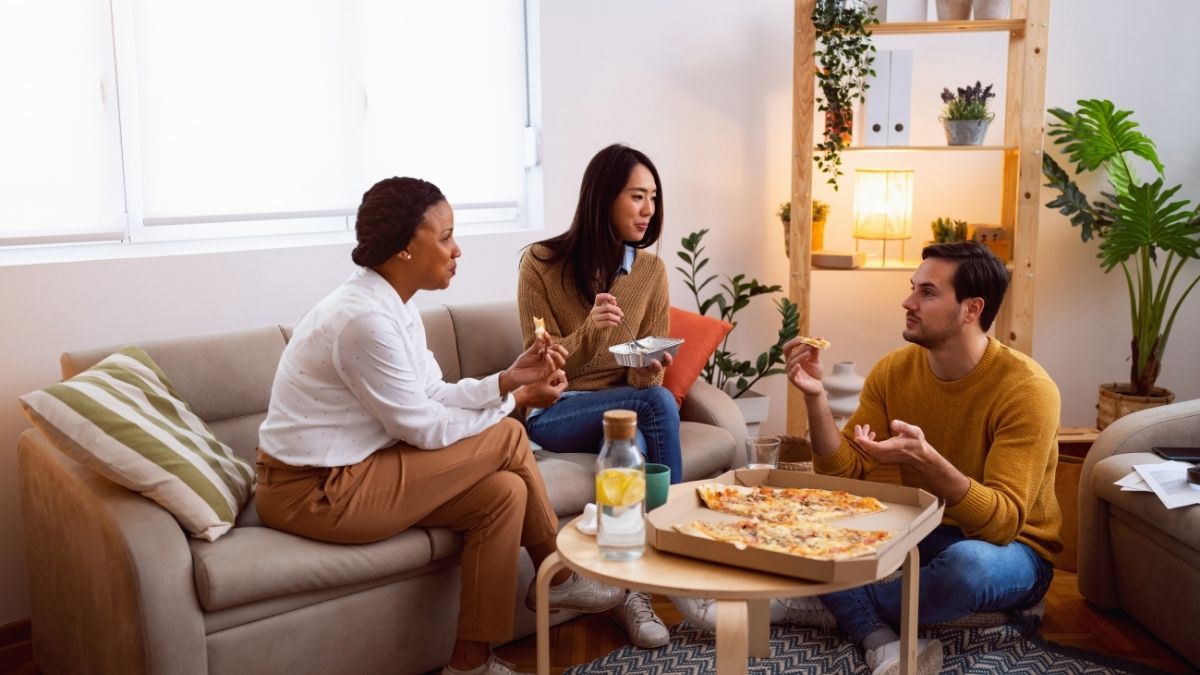 students sharing apartment in Canada
